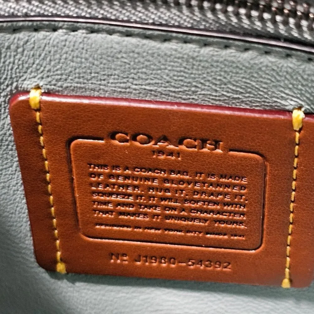 Coach Saddle Bag Crossbody Purse in Colorblock